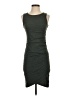 Leith Solid Gray Casual Dress Size S - photo 1