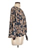 Beacon 100% Polyester Blue 3/4 Sleeve Blouse Size L (petite) - photo 4