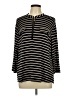 Rebecca Malone Black 3/4 Sleeve Top Size L - photo 1