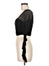 Shein Black Long Sleeve Top Size 6 - photo 5