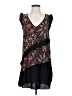 BCBGeneration 100% Rayon Paisley Black Cocktail Dress Size S - photo 1