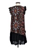 BCBGeneration 100% Rayon Paisley Black Cocktail Dress Size S - photo 2