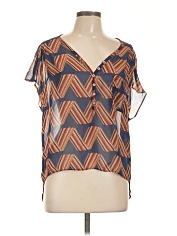 Lovely Day Short Sleeve Blouse (view 1)
