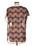 Lovely Day Brown Short Sleeve Blouse Size L (estimated) - photo 2