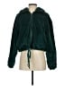 Know One Cares 100% Polyester Green Faux Fur Jacket Size XS - photo 1