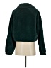 Know One Cares 100% Polyester Green Faux Fur Jacket Size XS - photo 2