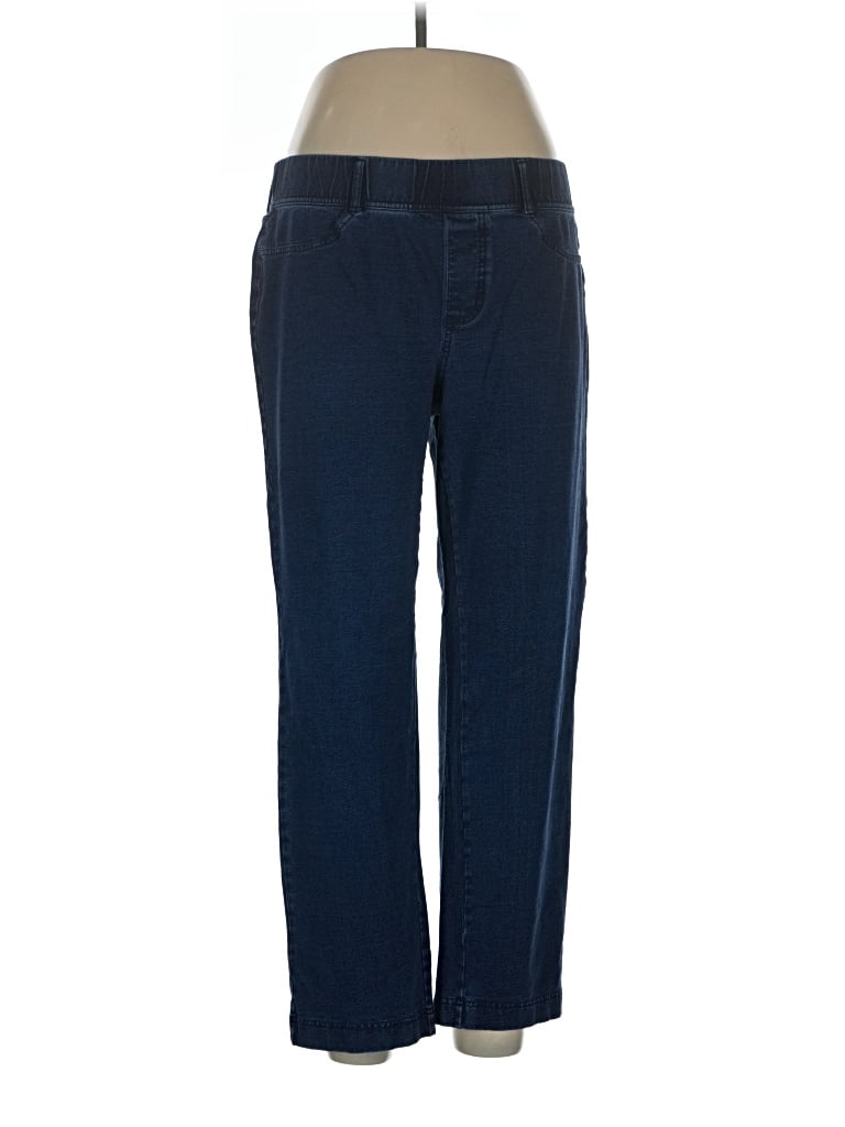 Pre-owned Lands' End Casual Pants In Blue