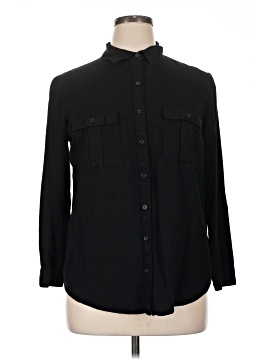 Faded Glory Long Sleeve Button Down Shirt