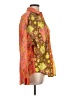 Boteh Paisley Orange Long Sleeve Button-Down Shirt Size L (estimated) - photo 4
