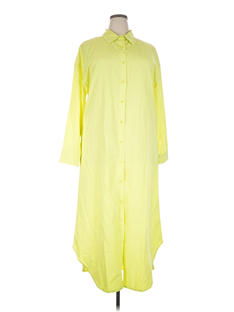 Pre-owned Unbranded Casual Dress In Yellow