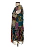 Miuse 100% Polyester Print Teal Casual Dress Size S - photo 5
