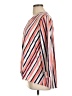 New Directions Stripes Orange 3/4 Sleeve Blouse Size L - photo 5