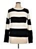 Love 100% Acrylic Stripes Black Pullover Sweater Size XL - photo 1