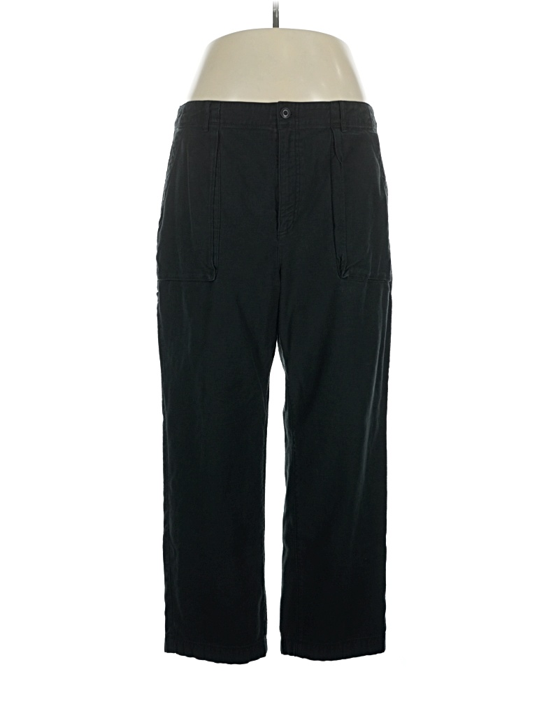 Pre-owned Jcrew Casual Pants In Black