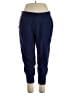 Lands' End Solid Blue Active Pants Size 1X - photo 1