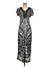 Style&Co Paisley Silver Casual Dress Size S (estimated) - photo 1