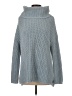 Haven Well Within Blue Turtleneck Sweater Size S - photo 1