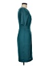 BCBGMAXAZRIA 100% Polyester Solid Teal Cocktail Dress Size 6 - photo 4