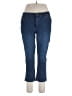 Woman Within Solid Blue Jeans Size 14WP - photo 1