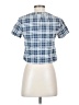 Lush Blue Short Sleeve Blouse Size S - photo 2