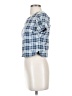 Lush Blue Short Sleeve Blouse Size S - photo 5