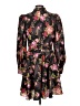 One33 Social 100% Polyester Floral Black Cocktail Dress Size 12 - photo 2