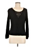 Eberjey Black 3/4 Sleeve T-Shirt Size M - photo 1