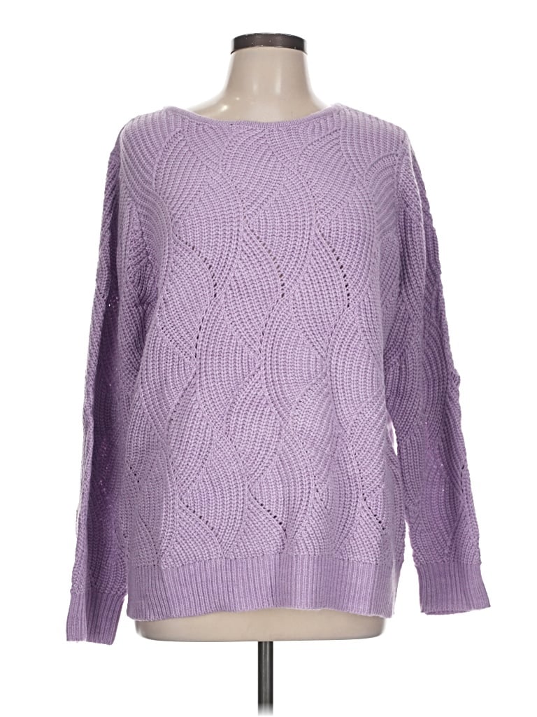 Pre-owned Blair Pullover Sweater In Purple