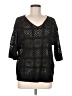 Unbranded 100% Polyester Black Pullover Sweater Size M - photo 1