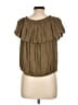Express 100% Rayon Brown Sleeveless Blouse Size L - photo 2