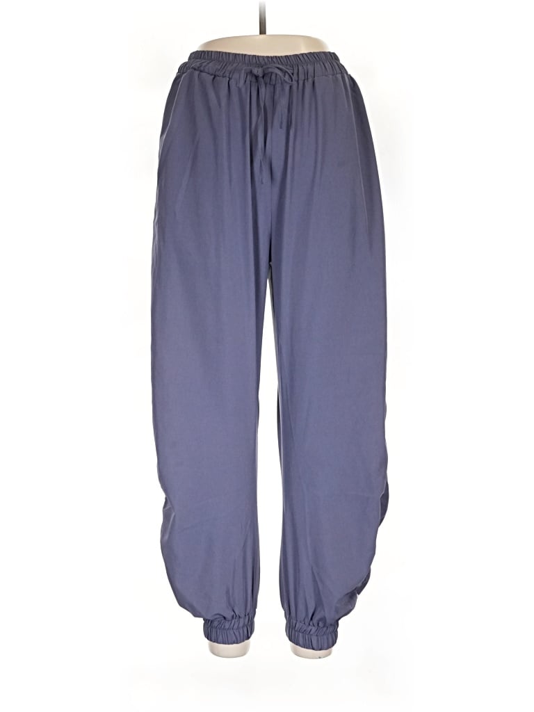Pre-owned Shein Curve Casual Pants In Blue