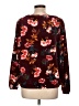 Ann Taylor LOFT Floral Burgundy Pullover Sweater Size L - photo 2