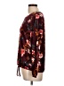 Ann Taylor LOFT Floral Burgundy Pullover Sweater Size L - photo 5