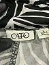 Cato Animal Print Black Casual Skirt Size M - photo 4