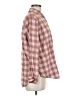 Universal Thread Checkered-gingham Pink Long Sleeve Button-Down Shirt Size M - photo 4