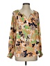 CAbi 100% Polyester Orange Long Sleeve Blouse Size S - photo 1