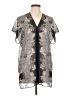 CAbi 100% Polyester Silver Kimono Size M - photo 1