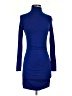 Express Solid Blue Cocktail Dress Size XS - photo 1