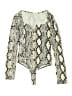 Saints & Hearts Ivory Long Sleeve Blouse Size S - photo 1