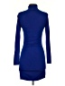 Express Solid Blue Cocktail Dress Size XS - photo 2