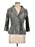 Assorted Brands Gray 3/4 Sleeve Blouse Size L (petite) - photo 1