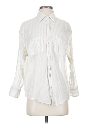 Elizabeth and James Long Sleeve Button-Down Shirt (view 1)
