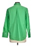 Talbots 100% Cotton Solid Green 3/4 Sleeve Button-Down Shirt Size L (petite) - photo 2