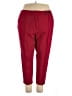CeCe Solid Red Casual Pants Size 22 - photo 1