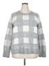 Old Navy Checkered-gingham Gray Pullover Sweater Size XXL - photo 1