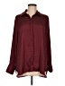 Old Navy 100% Polyester Burgundy Long Sleeve Blouse Size M - photo 1
