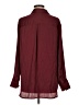 Old Navy 100% Polyester Burgundy Long Sleeve Blouse Size M - photo 2