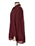 Old Navy 100% Polyester Burgundy Long Sleeve Blouse Size M - photo 5