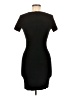 Olivaceous Solid Black Casual Dress Size M - photo 2