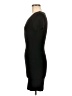 Olivaceous Solid Black Casual Dress Size M - photo 5